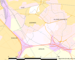 Map commune FR insee code 59346